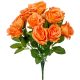 Rózsa csokor 12v. narancssárga M36cm 30db/#