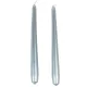 Metál  szálas gyertya 240x22mm ezüst 10db/csom (db ár)