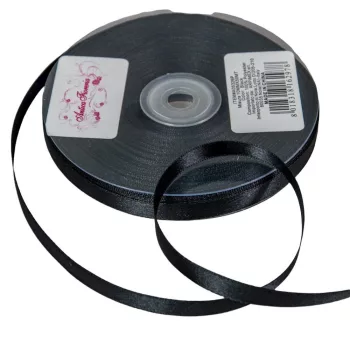 Szatén szalag Black 10mmx50m