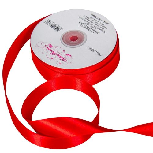 Szatén szalag Red 25mm 5 méter