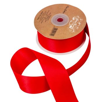Szatén szalag matt Red 38mmx20m