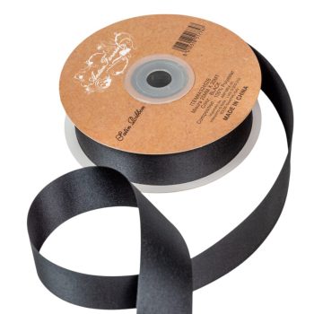 Szatén szalag matt Black 25mmx20m