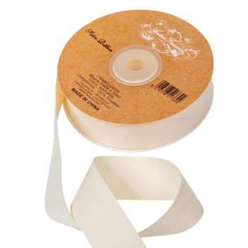 Szatén szalag matt Natural 25mmx20m