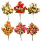 Dália csokor féloldalas 16v. mix M39cm 12db/#                                    