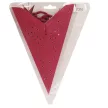 Papír csillag piros 45cm