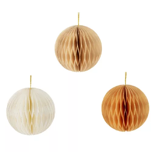 Papír lampion gömb mix 10cm