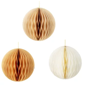 Papír lampion gömb mix 25cm