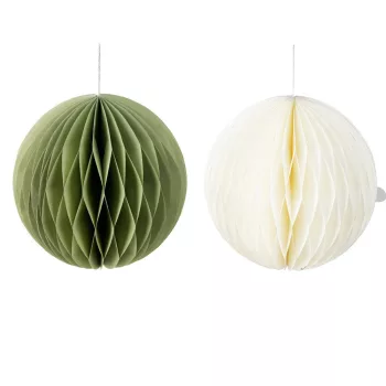 Papír lampion gömb mix 25cm