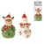 Karácsonyi figura LED-es fényes ker. M13cm