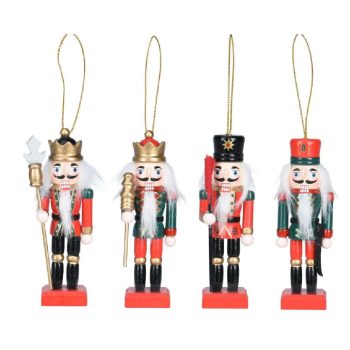 Diótörő figura fa akasztós M10cm