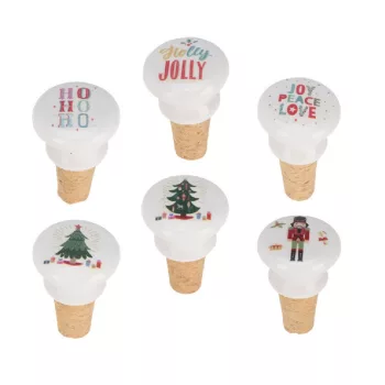 Palack dugó karácsonyi 6db