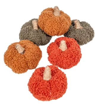 Tök textil 6x7cm 6db-os