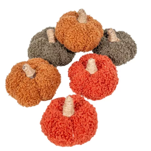Tök textil 6x7cm 6db-os