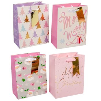 Ajándék tasak kari mintával 23x18cm