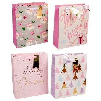 Ajándék tasak kari mintával 32x26cm