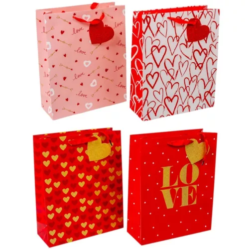 Papírtasak Valentin napi 23x18cm