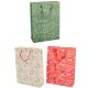 Ajándék tasak karácsonyi mintás mix 25x34cmcm