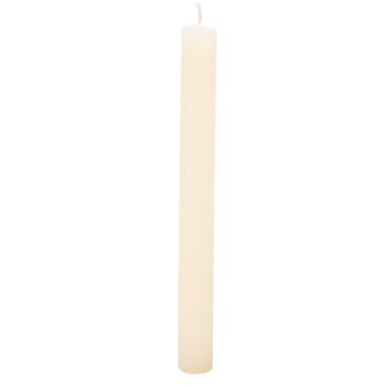 Rusztikus szálas gyertya ivory 20cm 
