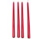 Metál szálas gyertya piros 30cm 4db/csom (db ár)