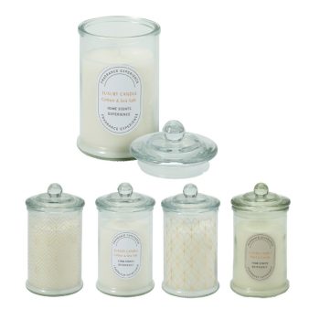 Illat gyerta üveg tégelyben D7,8cm M14,5cm