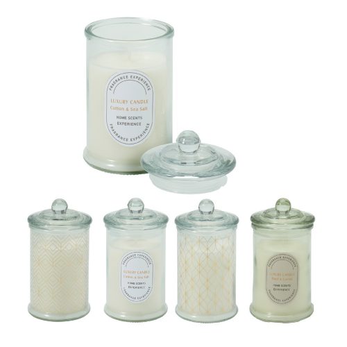 Illat gyerta üveg tégelyben D7,8cm M14,5cm