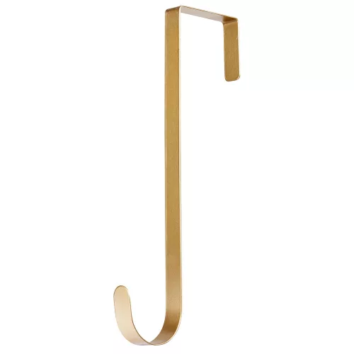 Koszorú akasztó fém arany 30cm