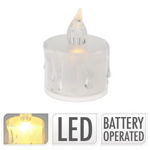 Gyertya LED-es 3,6x5cm elemes (elemmel)