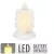 Gyertya LED-es 4,7x8cm elemes (elemmel)