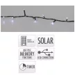 Napelemes sűrű fényfüzér 800 LED-es hideg