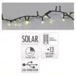 Napelemes sűrű fényfüzér 800 LED-es meleg 