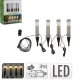 LED lámpa leszúrós 33cm 4db leszúrós lámpa egy csomagban