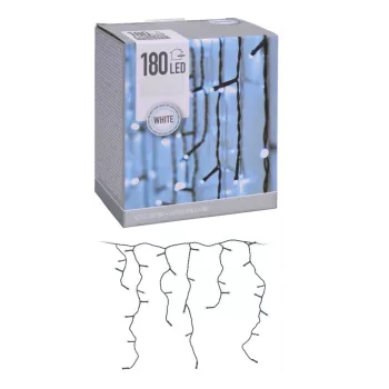 Jégcsap 180 LED-es adapterrel hideg 6m