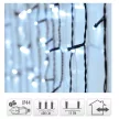 Jégcsap 180 LED-es adapterrel hideg 6m