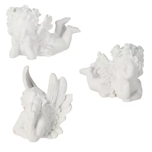 Angyal poly fehér M6cm