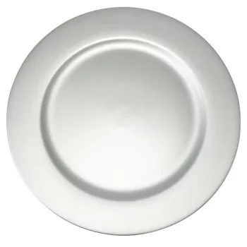 Műanyag tányér matt ezüst D33cm