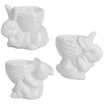 Nyuszis tojástartó fényes ker M7cm