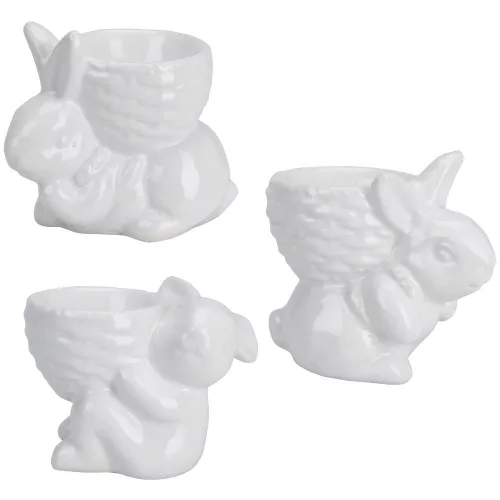 Nyuszis tojástartó fényes ker M7cm