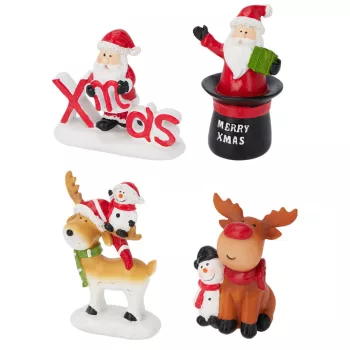 Karácsonyi figura poly M10cm
