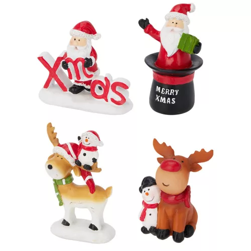 Karácsonyi figura poly M10cm