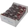 Metál adventi gyertya 40x60 mm bordó 12db/csom (db ár)