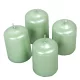 Metál adventi gyertya 40x60 mm menta 12db/csomdb ár