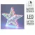 Csillag irizidáló 40 LED-es elemes M30cm