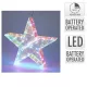 Csillag irizidáló 40 LED-es elemes M30cm