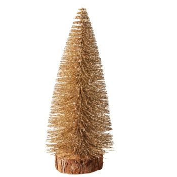 Mini fenyő arany M25cm