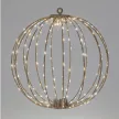 Gömb 192 LED-esidőzítős flash adapteres taupe 30cm 