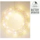Koszorú 20 LED-es koszorú elemes (elem nélkül) irizáló D30cm 