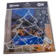 Karácsonyi fenyő figura sziluett LED-es elemes (elem nélkül) hideg 42cm