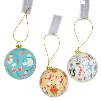 Mintás gömb mix 7cm