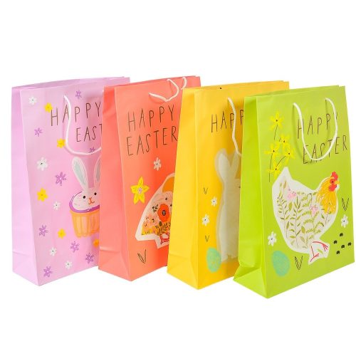 Húsvéti mintás ajándék tasak 25x34cm