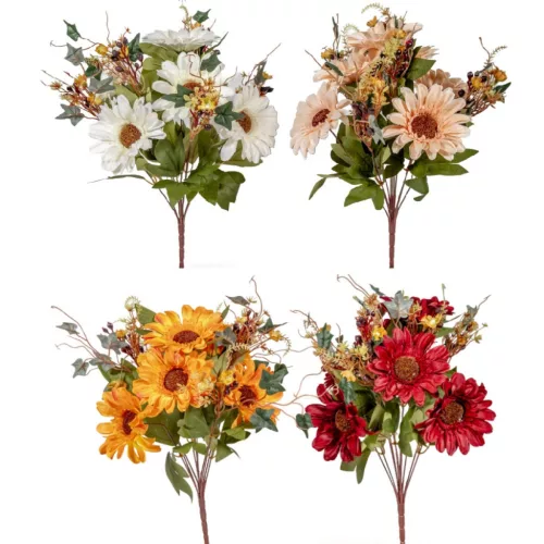 Gerbera csokor 6v. mix 47cm 30db/#